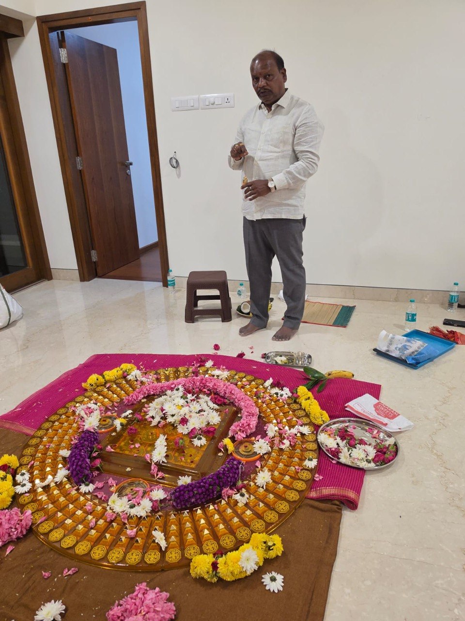 Mallikaarjun Bhupalam at a DNA Vastu installation